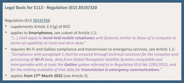 (EU) 2019/320测试要求
